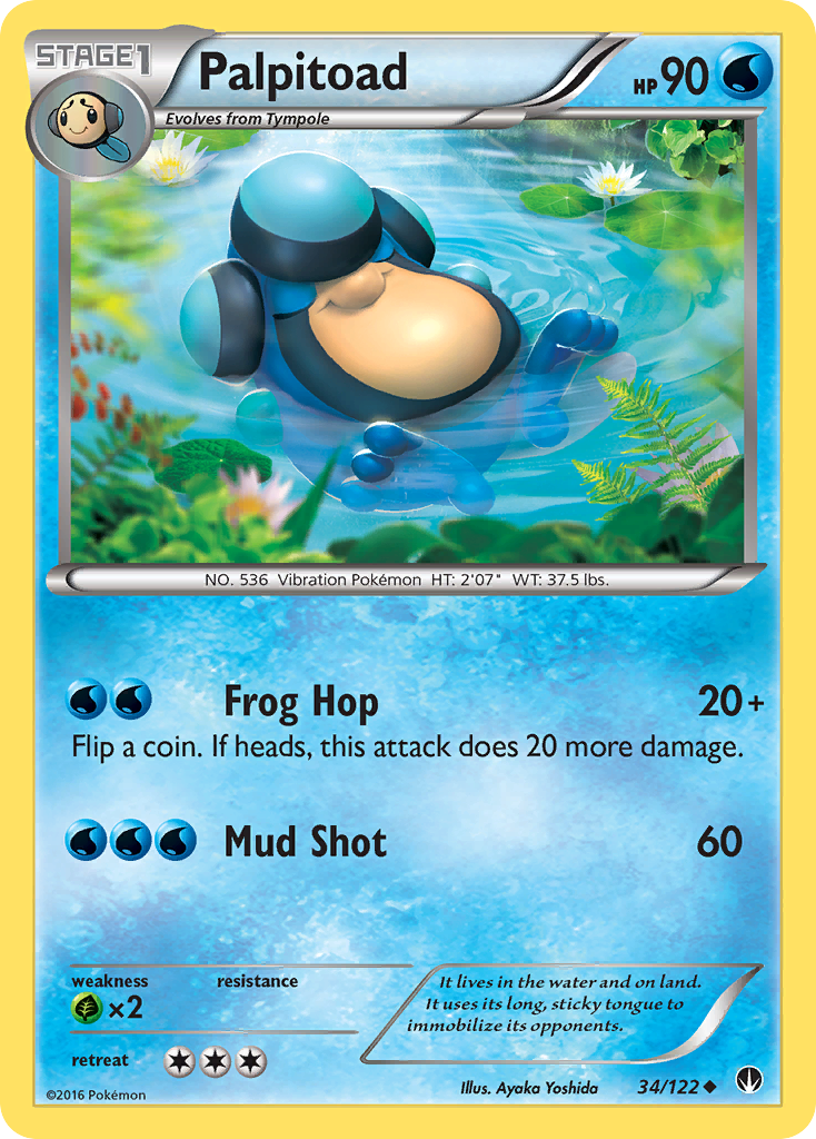 Palpitoad — illustrated card