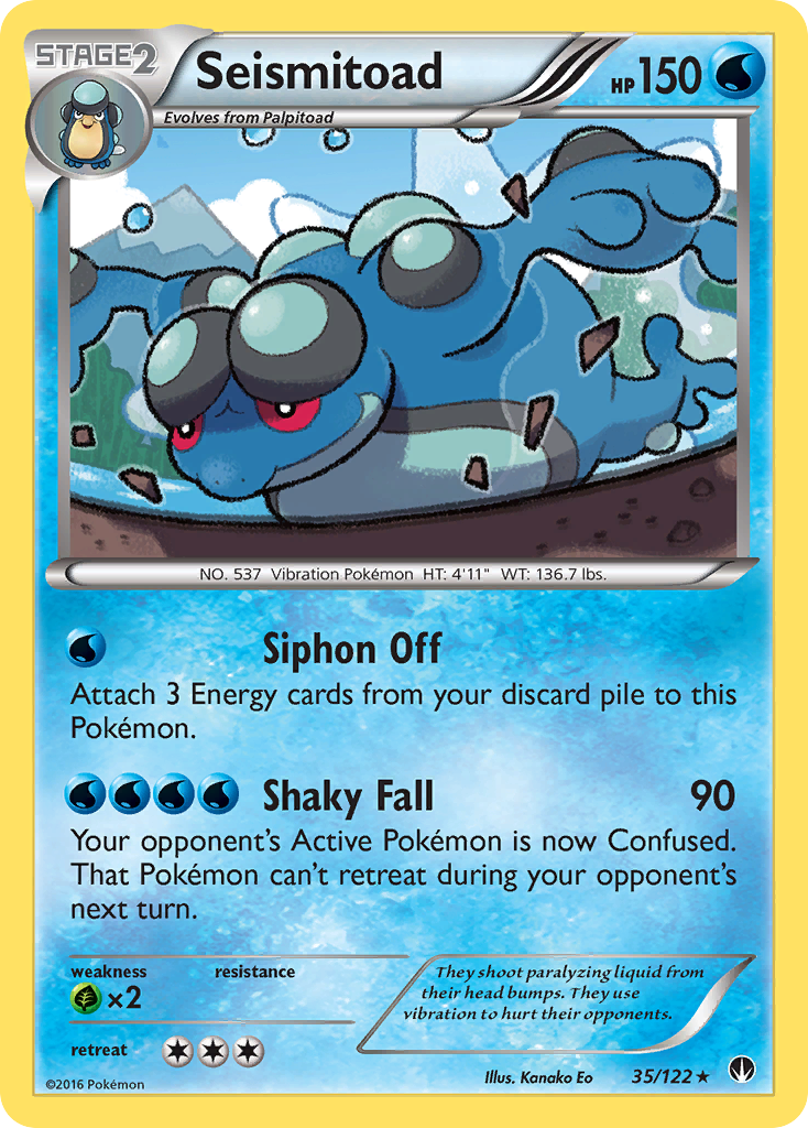 Seismitoad — illustrated card