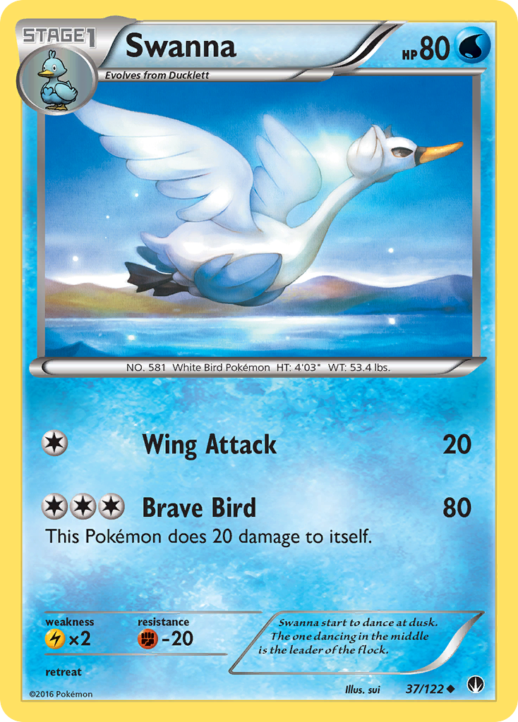 Swanna — illustrated card