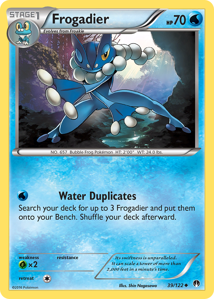Frogadier — illustrated card