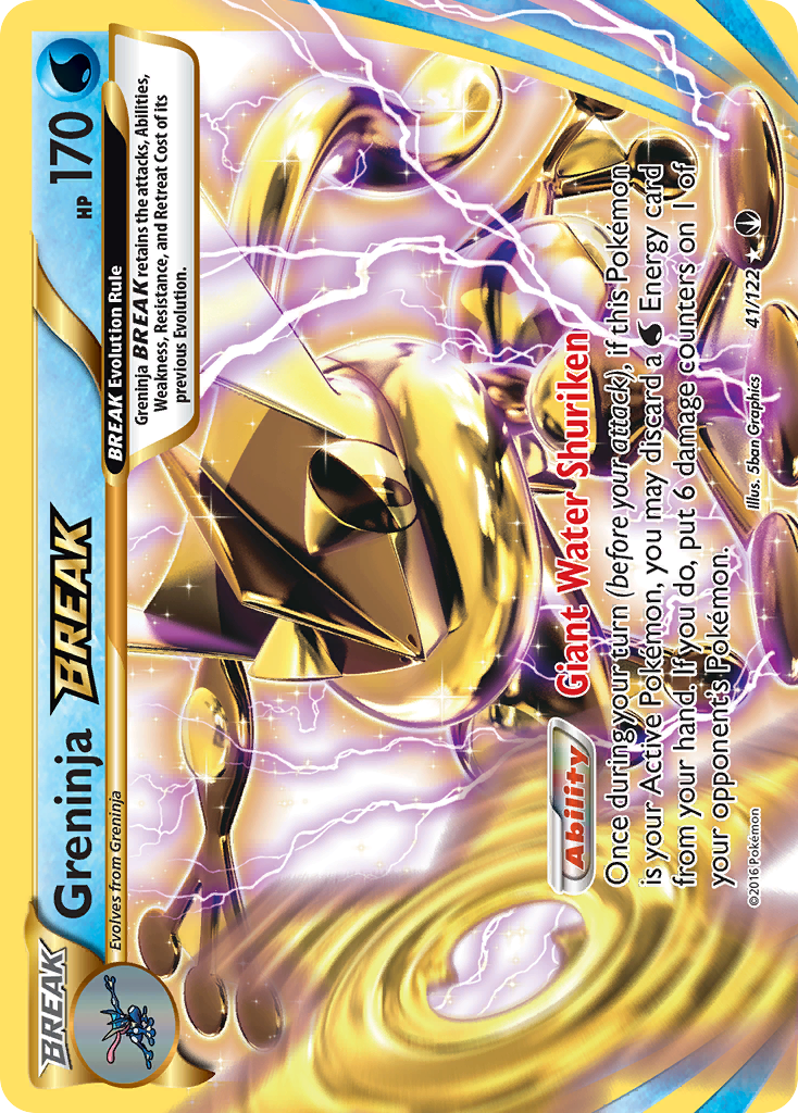 Greninja BREAK — illustrated card