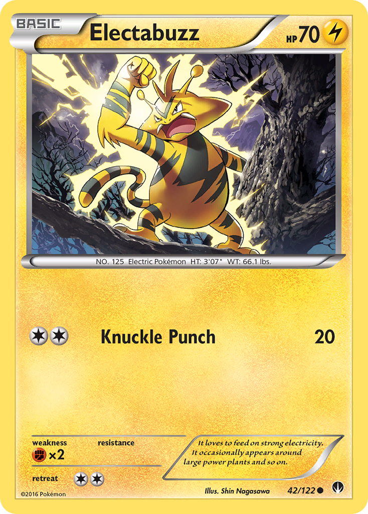 Electabuzz — illustrated card