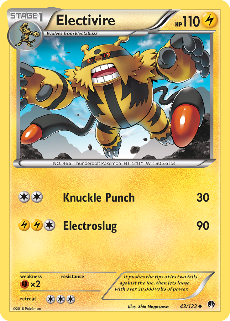 Electivire — illustrated card