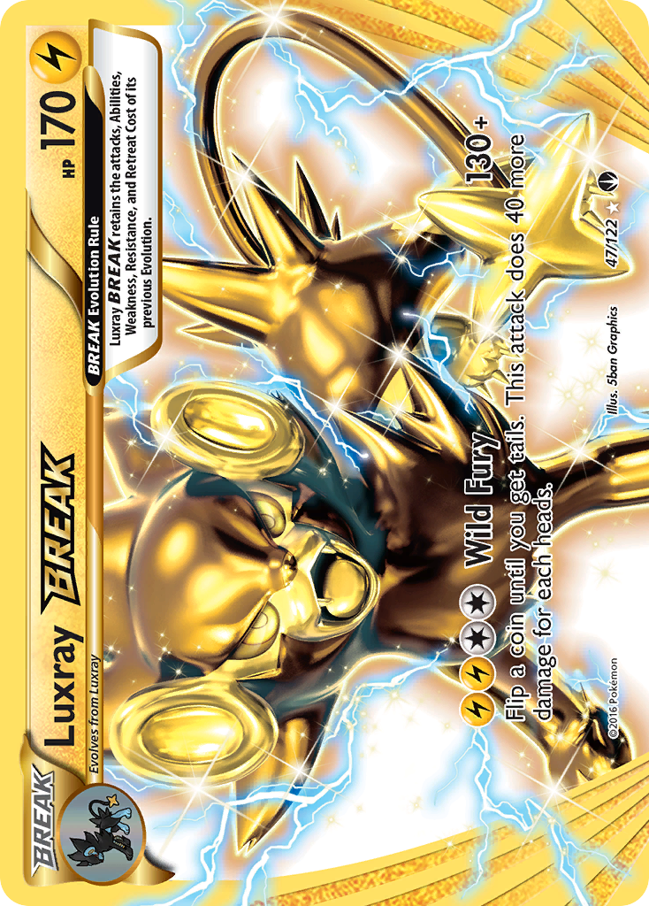 Luxray BREAK — illustrated card