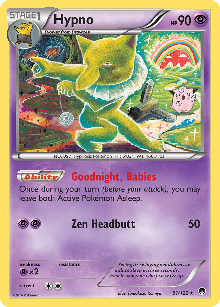 Hypno — illustrated card