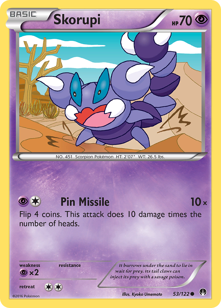 Skorupi — illustrated card