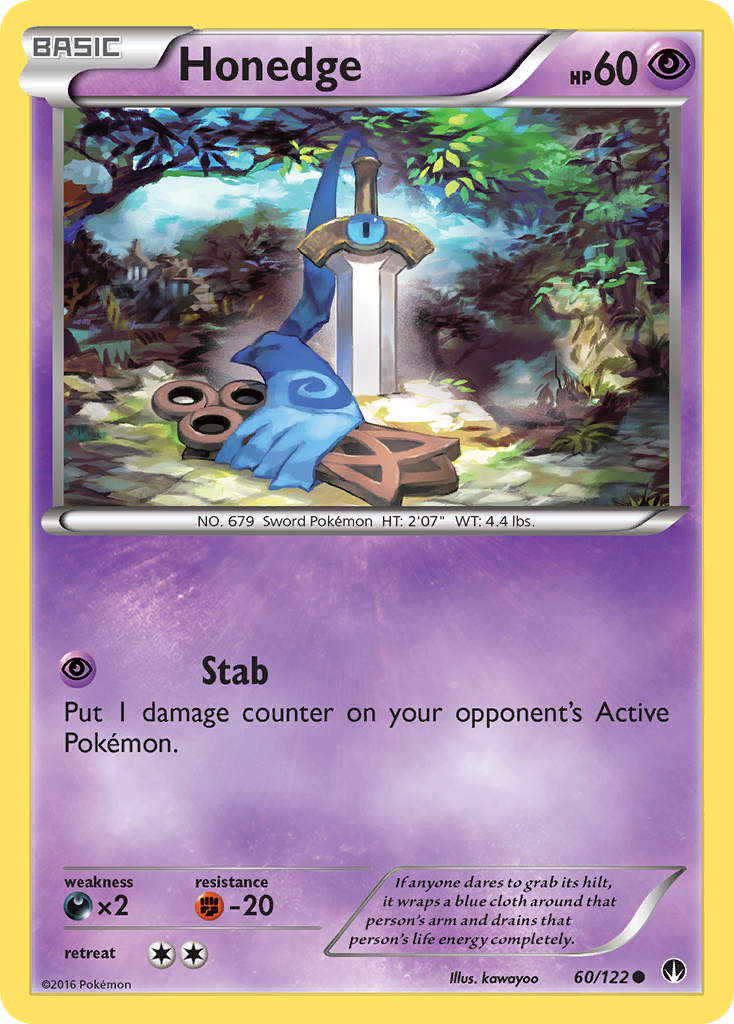 Honedge — illustrated card