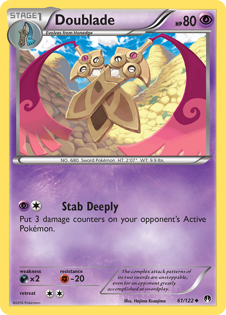 Doublade — illustrated card
