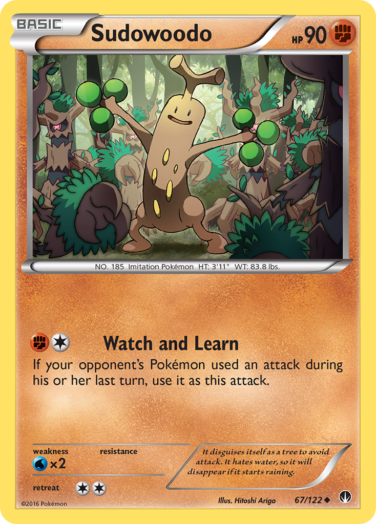 Sudowoodo — illustrated card
