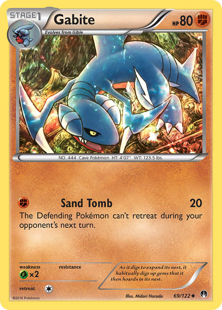Gabite — illustrated card