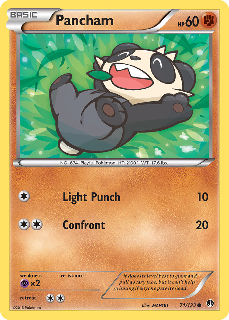 Pancham — illustrated card