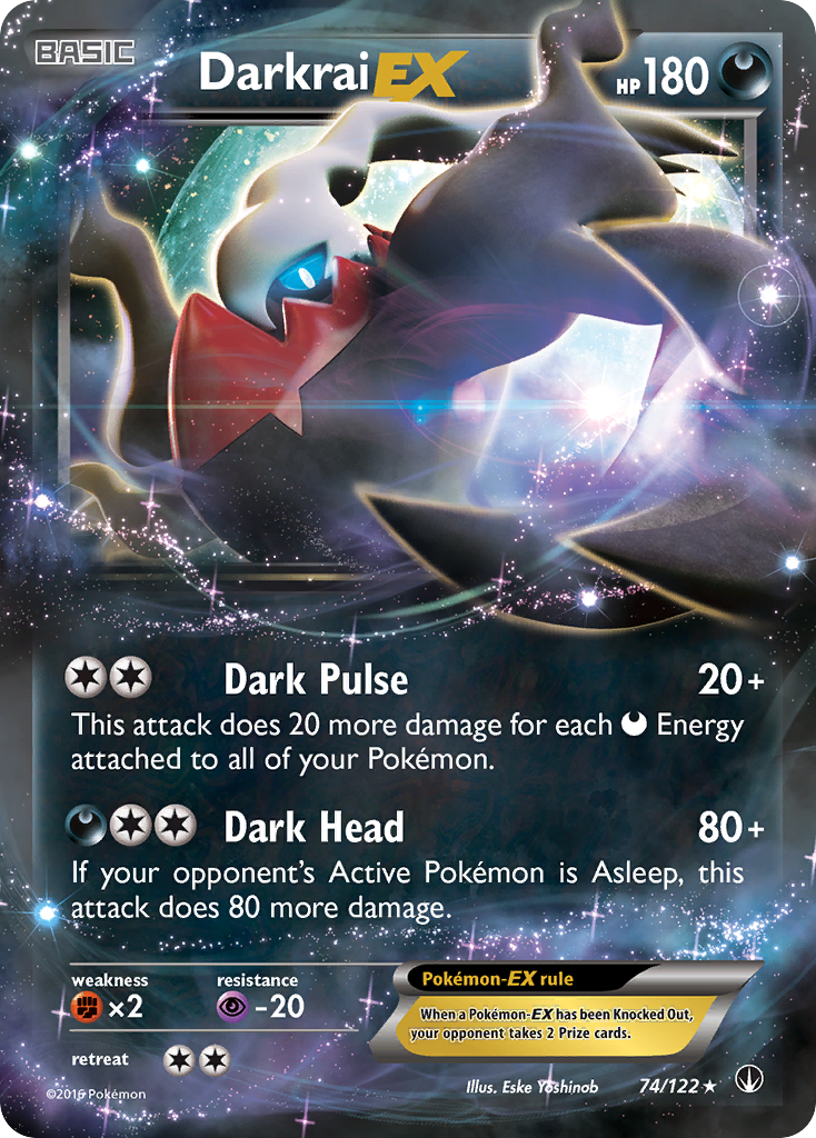 Darkrai-EX — illustrated card