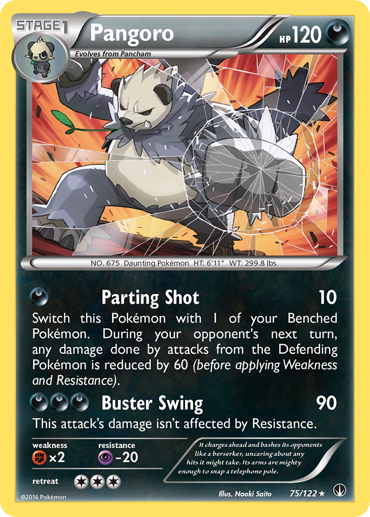 Pangoro — illustrated card