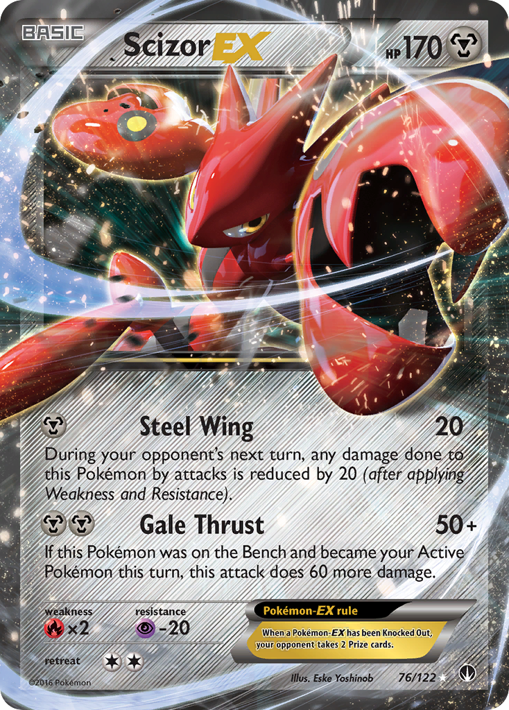 Scizor-EX — illustrated card