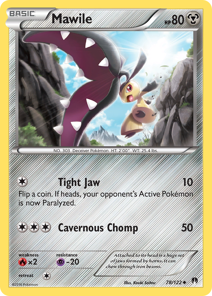 Mawile — illustrated card