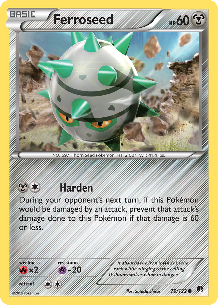 Ferroseed — illustrated card