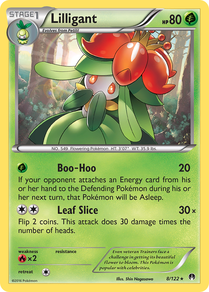 Lilligant — illustrated card