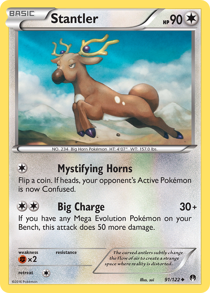 Stantler — illustrated card
