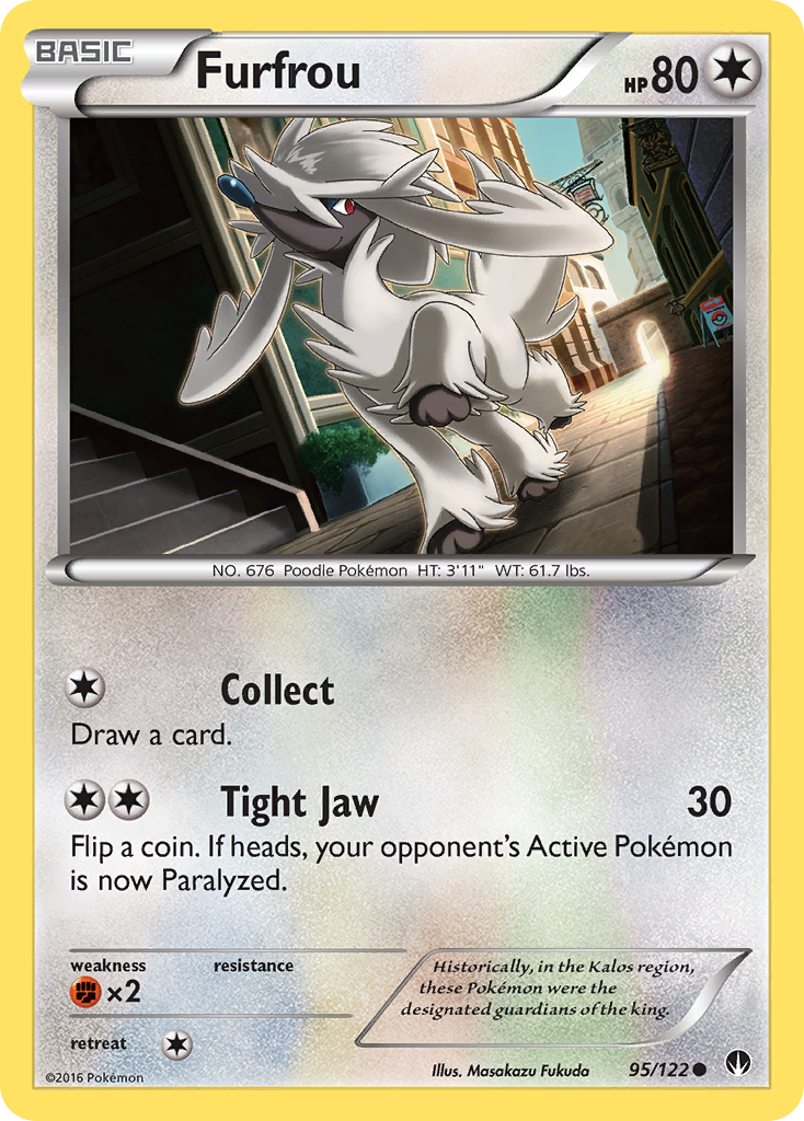 Furfrou — illustrated card