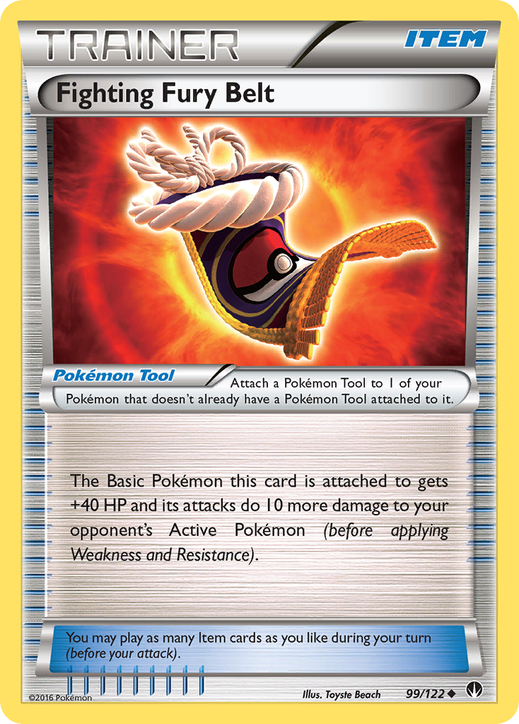 Fighting Fury Belt — illustrated card