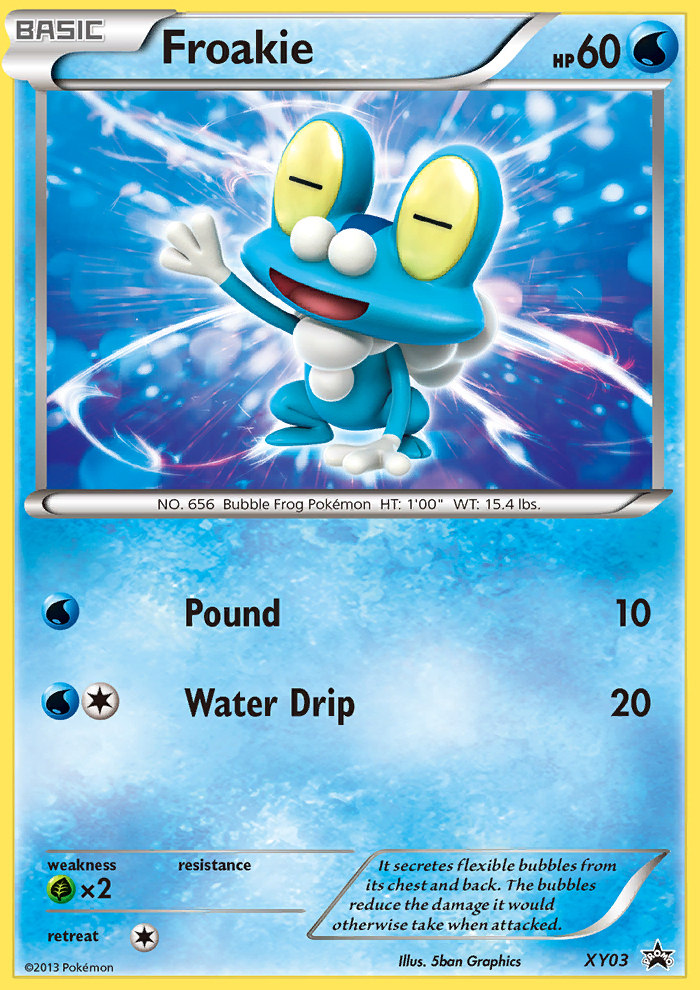 Froakie — illustrated card
