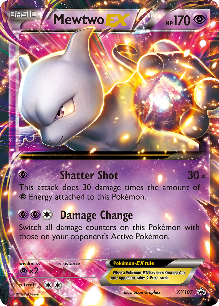 Mewtwo-EX — illustrated card