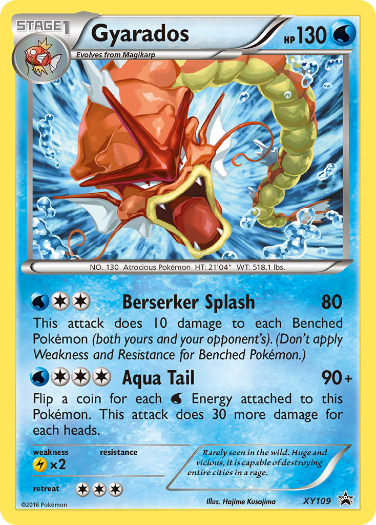 Gyarados — illustrated card
