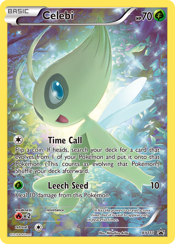 Celebi — illustrated card
