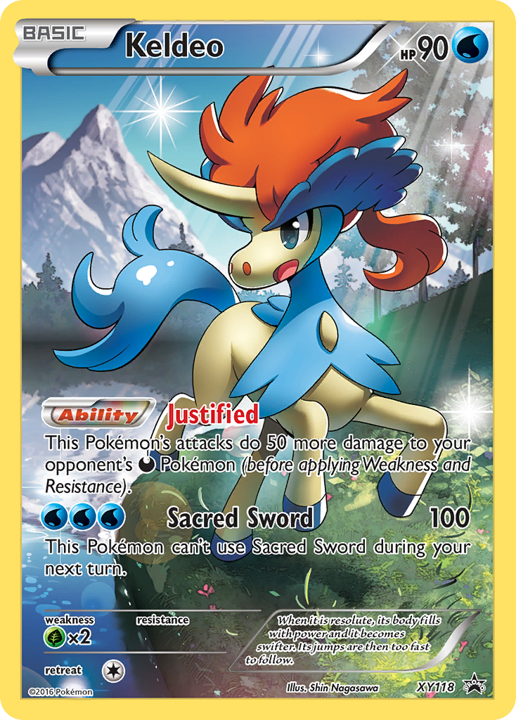 Keldeo — illustrated card