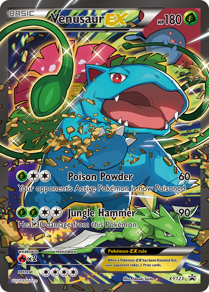 Venusaur-EX — illustrated card