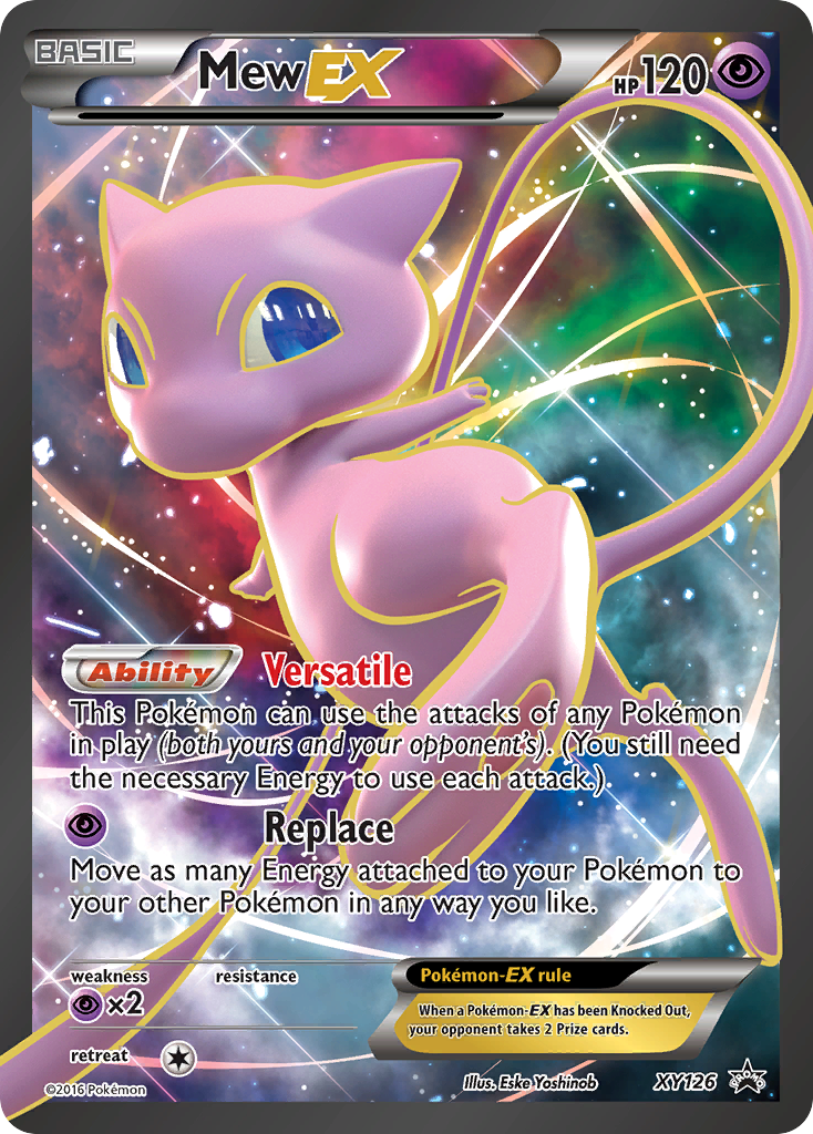 Mew-EX — illustrated card