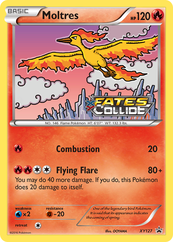 Moltres — illustrated card
