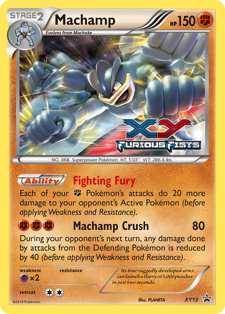 Machamp — illustrated card