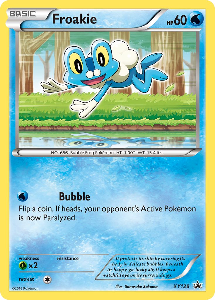 Froakie — illustrated card