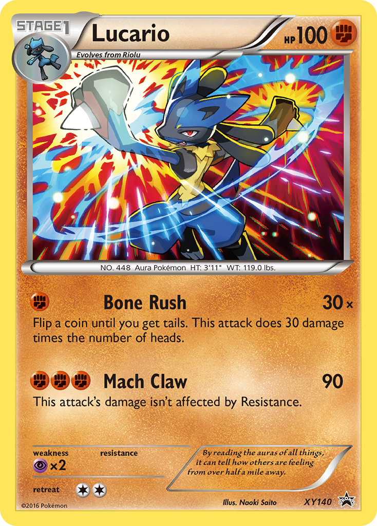 Lucario — illustrated card