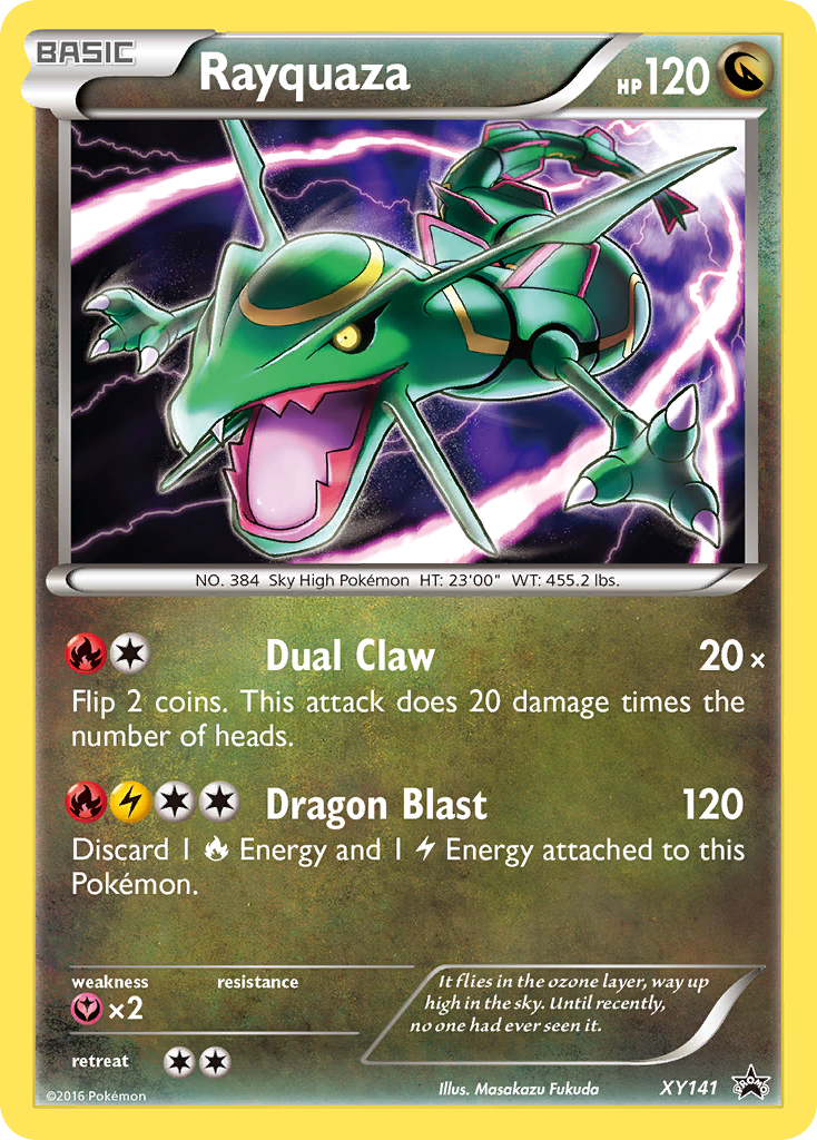 Rayquaza — illustrated card