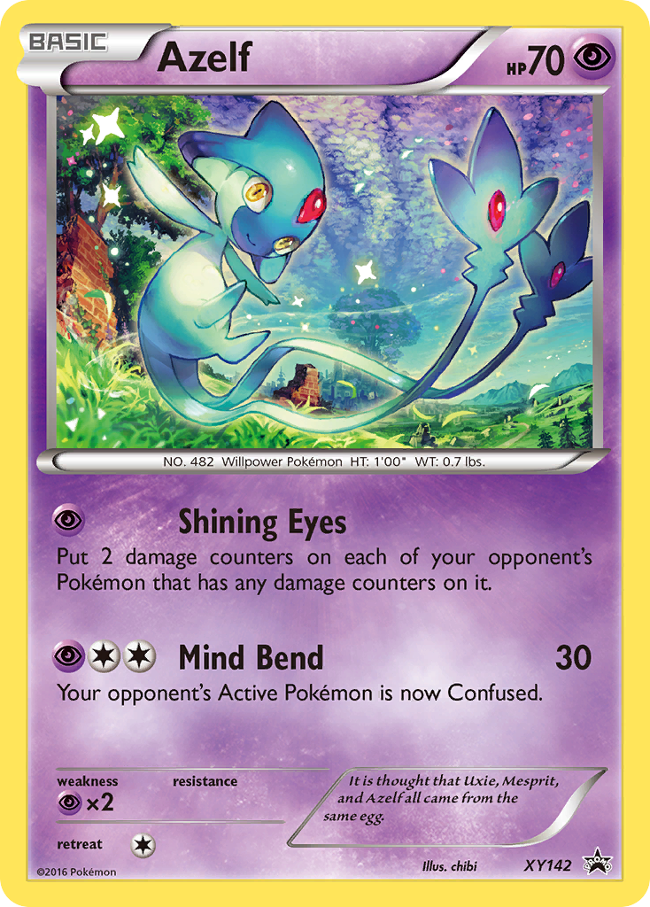 Azelf — illustrated card