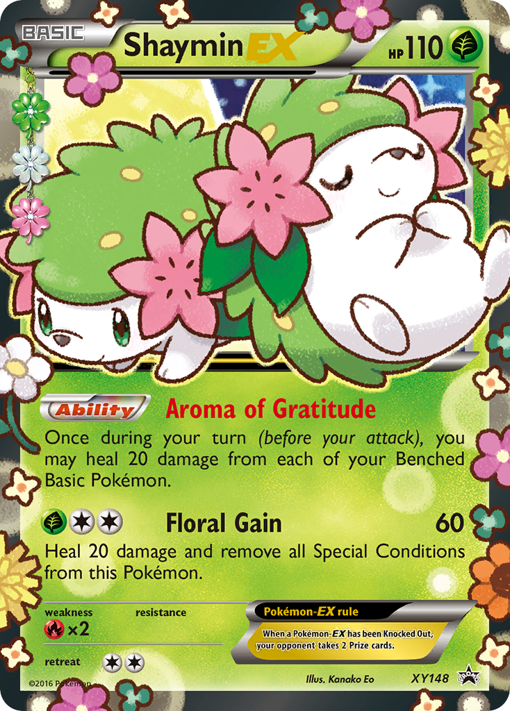 Shaymin-EX — illustrated card