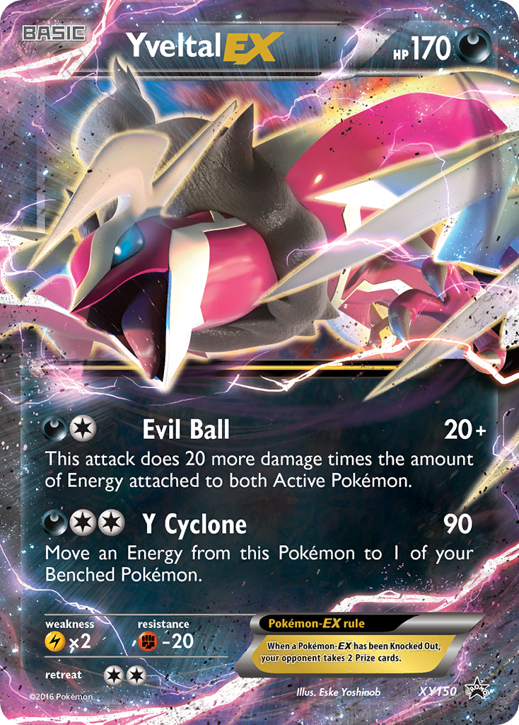 Yveltal-EX — illustrated card