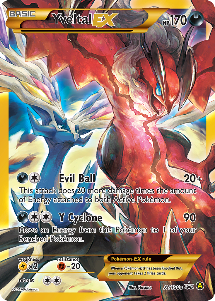 Yveltal-EX — illustrated card