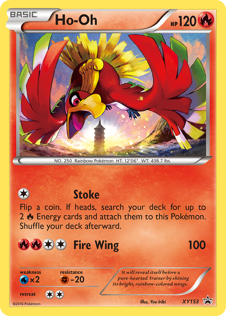 Ho-Oh — illustrated card
