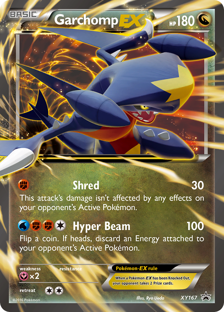 Garchomp-EX — illustrated card