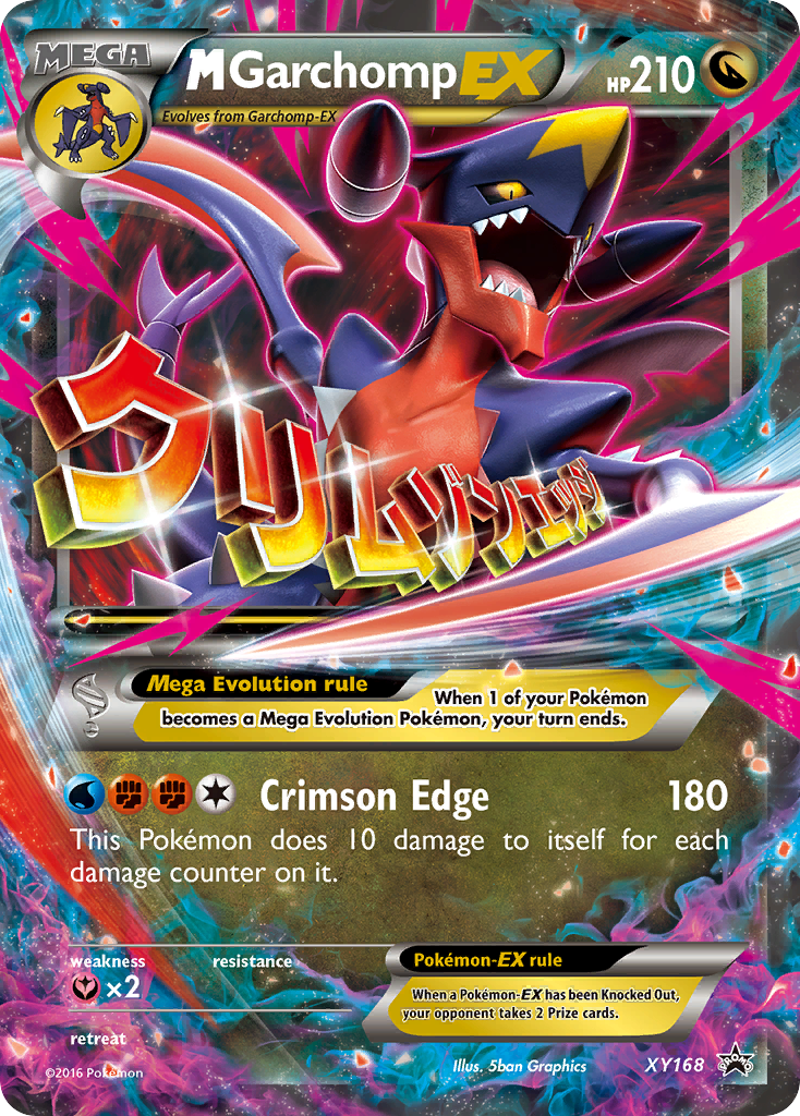 M Garchomp-EX — illustrated card