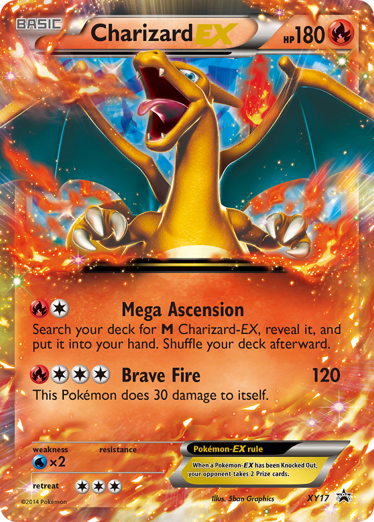 Charizard-EX — illustrated card