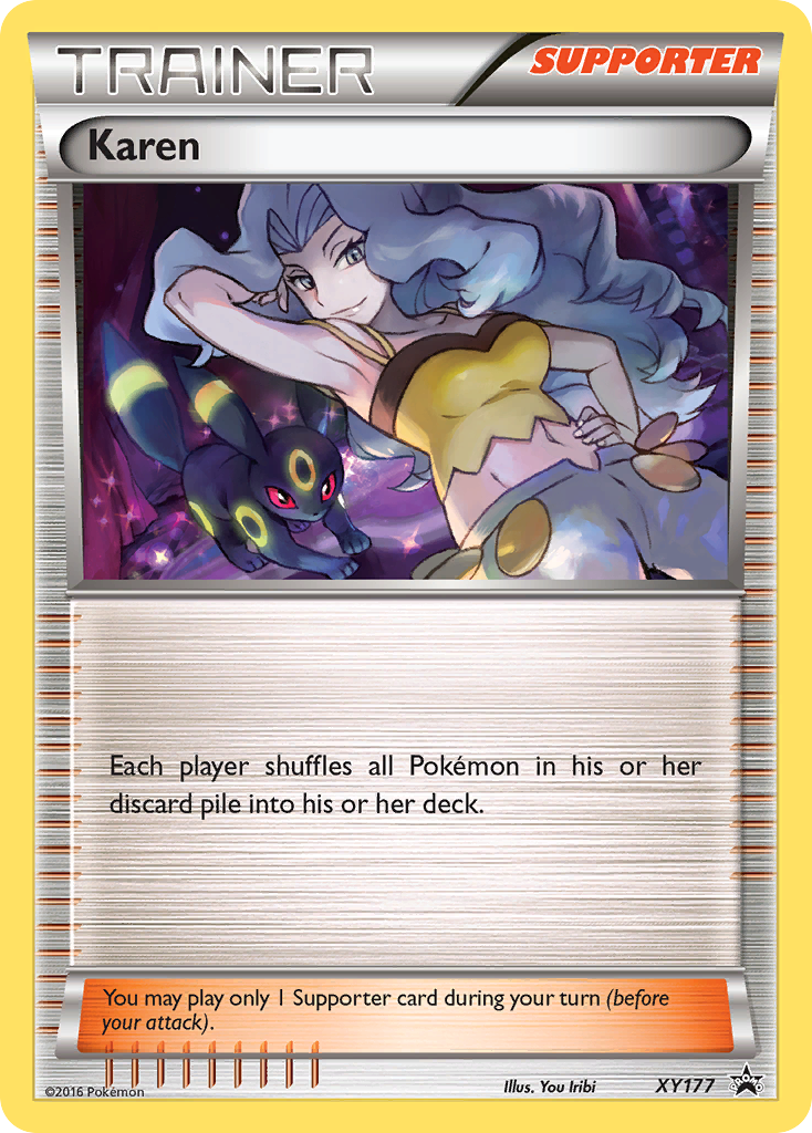 Karen — illustrated card