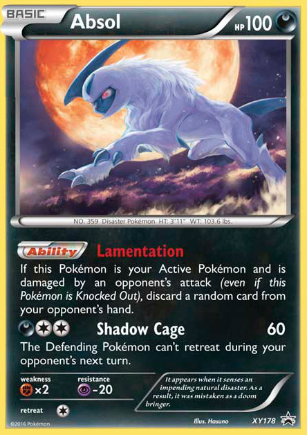 Absol — illustrated card