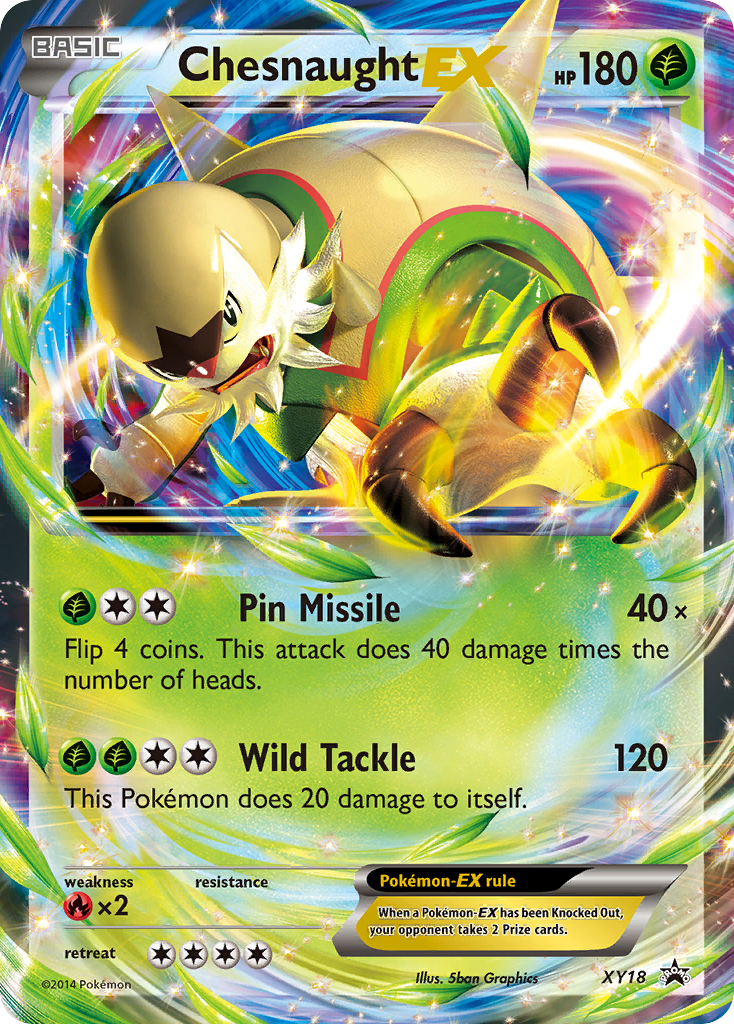 Chesnaught-EX — illustrated card