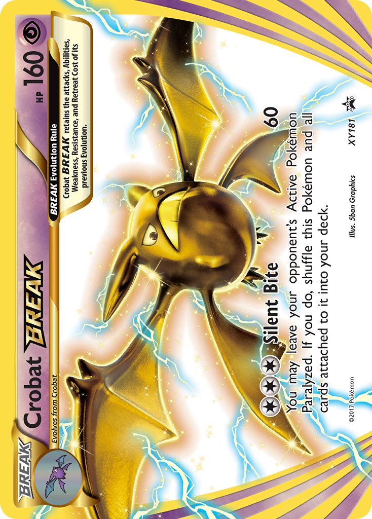 Crobat BREAK — illustrated card