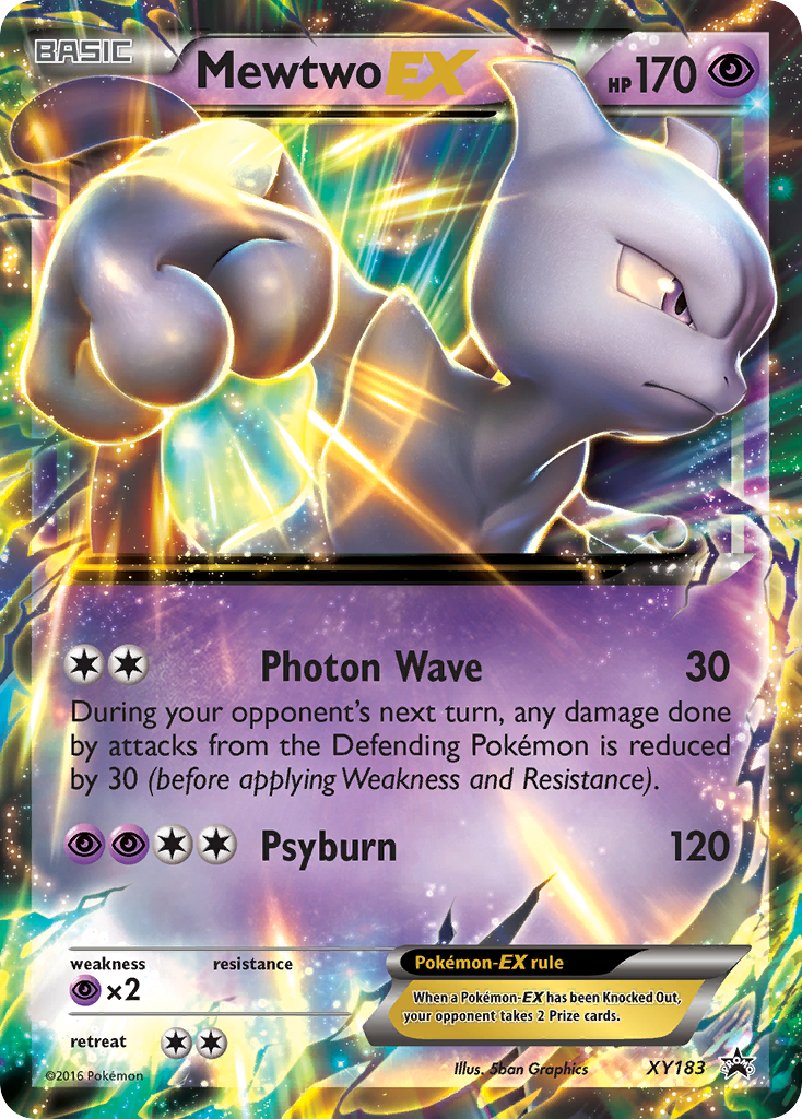 Mewtwo-EX — illustrated card