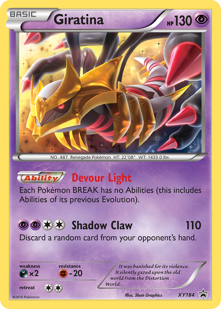 Giratina — illustrated card